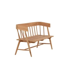 Fjôrd Tuinbank Naturel Teakhout - 132x132x85cm - Split