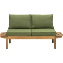Tuinbanken-Le Sud Tuinbank Orleàns Brest - naturel/donkergroen - 61x157x61 cm