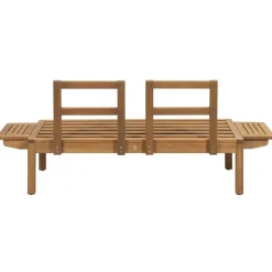 Tuinbanken-Le Sud Tuinbank Orleàns Brest - naturel/donkergroen - 61x157x61 cm