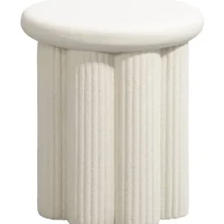 Leen Bakker Tuinbijzettafel Parga - zand - 45xØ40 cm