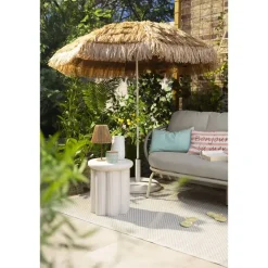 Leen Bakker Tuinbijzettafel Parga - zand - 45xØ40 cm
