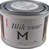 Merkloos Tuinfakkel in blik - 4 branduren - 11 x 7 cm