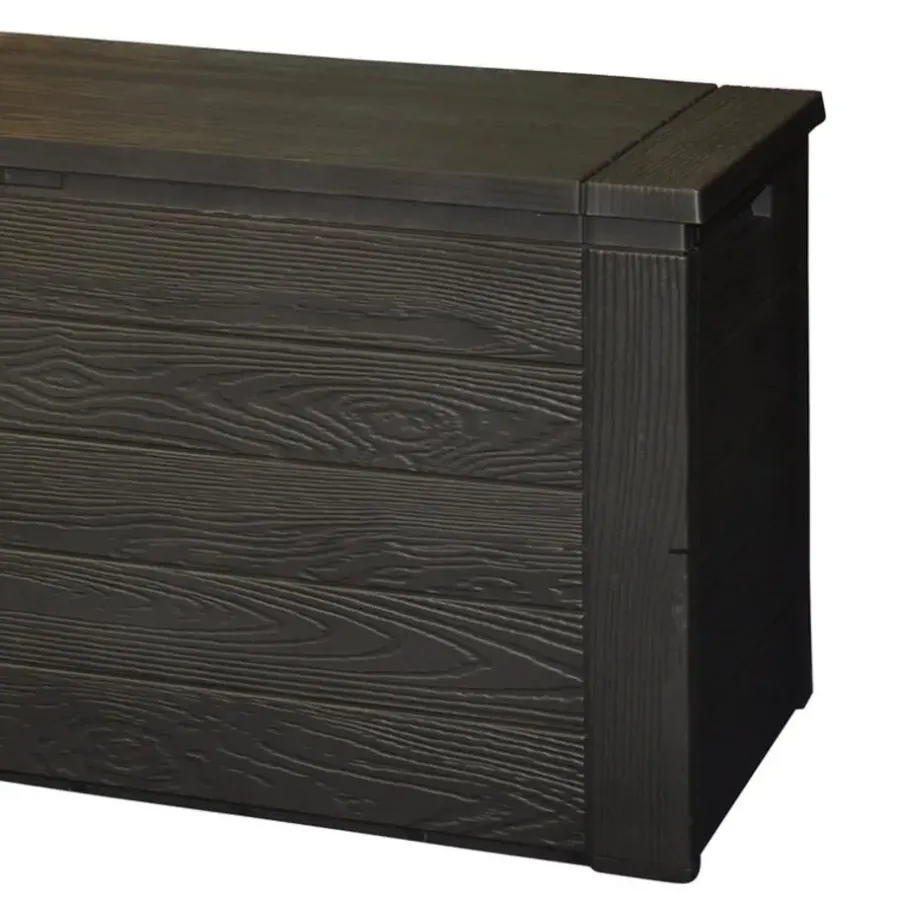 Kussenboxen-Merkloos Tuinkussen opbergbox - 120 cm - hout patroon - kussenbox