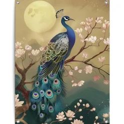 Reinders Tuinposter Birds in Style - 80 x 60cm - Blauw