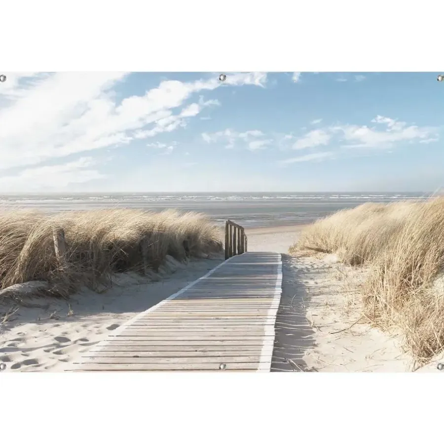 Tuindecoratie-Reinders Tuinposter Duinen - 80 x 120cm - Beige