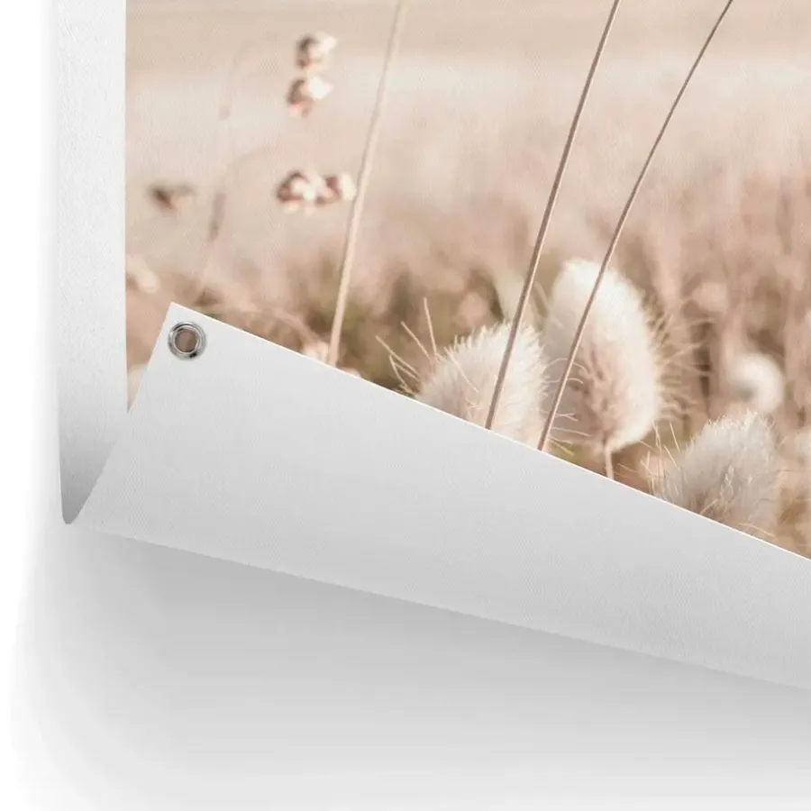 Tuindecoratie-Reinders Tuinposter Grasses - 80 x 60cm - Beige