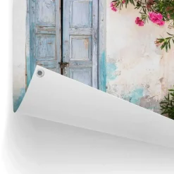 Tuindecoratie-Reinders Tuinposter Greek Facade - 60 x 80cm - Roze