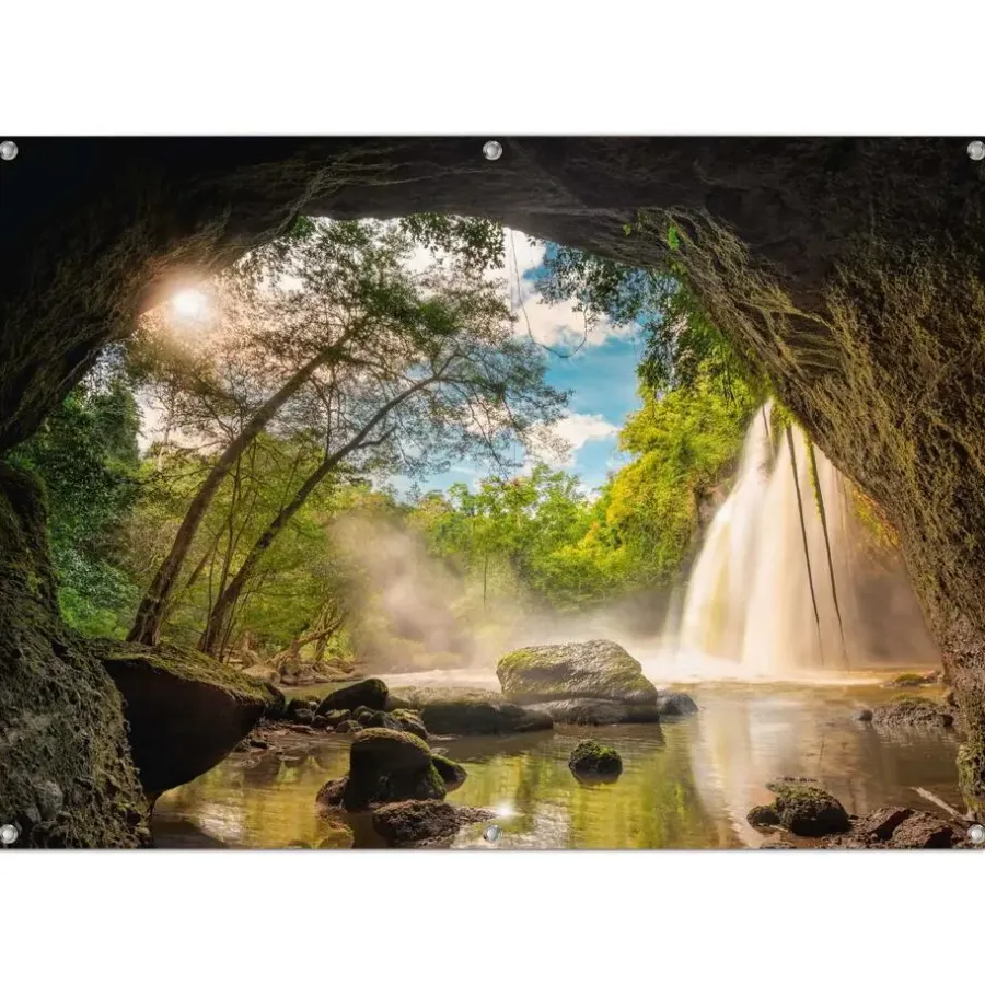 Reinders Tuinposter Grot - 100 x 140cm - Bont
