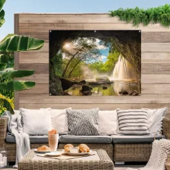 Reinders Tuinposter Grot - 100 x 140cm - Bont