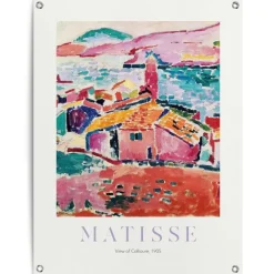 Reinders Tuinposter Matisse - Les toits de Collioure - 80 x 60cm - Bont