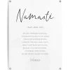 Reinders Tuinposter Namasté - 80 x 60cm - Zwart-Wit