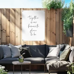 Reinders Tuinposter Samen - 80 x 60cm - Zwart-Wit