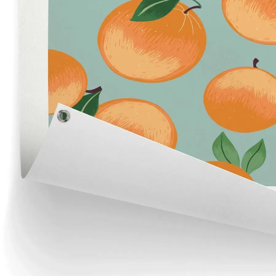 Tuindecoratie-Reinders Tuinposter Sinasappelen - 80 x 60cm - Oranje