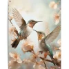 Tuindecoratie-Reinders Tuinposter Spring Birds - 80 x 60cm - Blauw