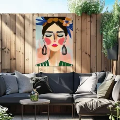 Reinders Tuinposter Spring Face - 80 x 60cm - Bont
