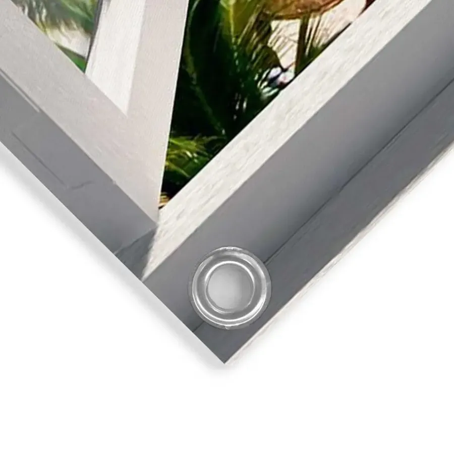 Reinders Tuinposter Uitzicht over zee - 80 x 60cm - Blauw