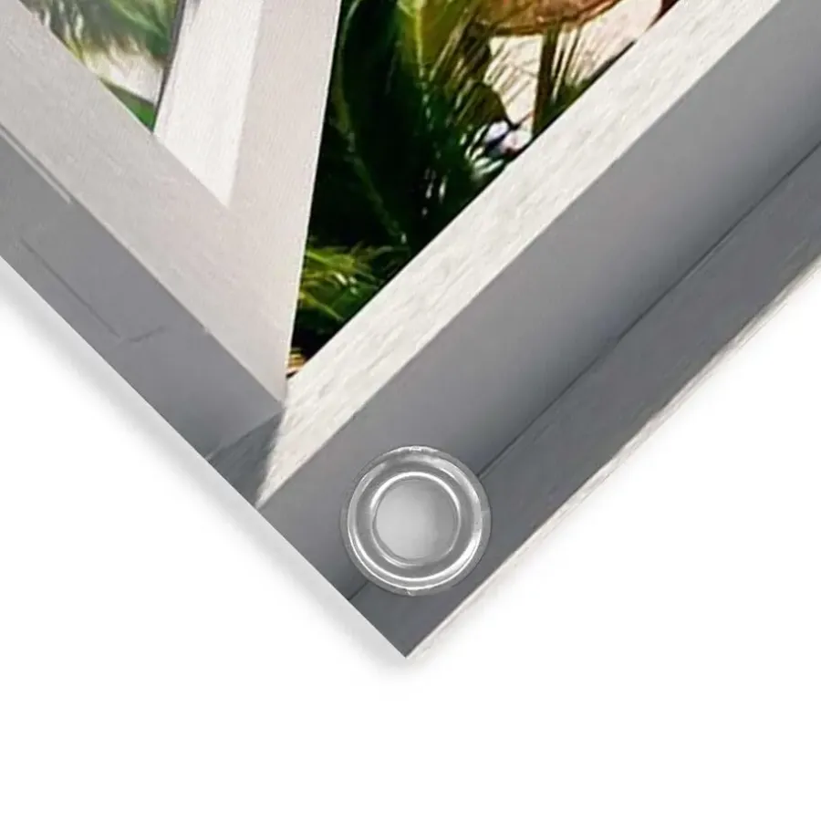 Reinders Tuinposter Uitzicht over zee - 80 x 60cm - Blauw