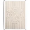 Reinders Tuinposter Zandcirkels - 80 x 60cm - Beige