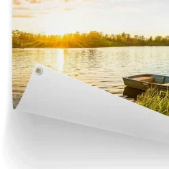 Tuindecoratie-Reinders Tuinposter Zonsopgang - 60 x 80cm - Blauw