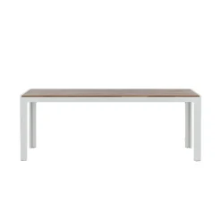 Tuintafels-Fjôrd Tuintafel Acaciahout/Metaal - 200x100x76cm - Bois