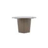 Tuintafels-Fjôrd Tuintafel Bruin Metaal - Ø120x75cm - Santa