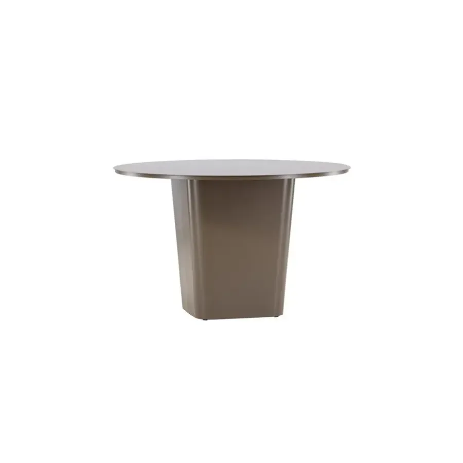 Tuintafels-Fjôrd Tuintafel Bruin Metaal - Ø120x75cm - Santa
