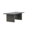 Fjôrd Tuintafel Grijs Wicker/Glas - 200x100x74cm - Padova