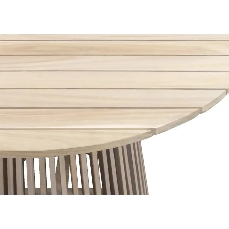 Tuintafels-Leen Bakker Tuintafel Saône - acacia - 76xØ120 cm