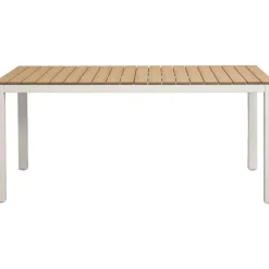 Leen Bakker Tuintafel Toulon - zand - 74x169x90 cm