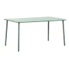 Leen Bakker Tuintafel Vence - metaal lichtgroen - 72x150x90 cm