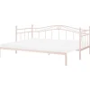 Beliani TULLE - Eenpersoonsbed - Roze - 90 x 200 cm - Metaal