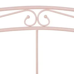 Beliani TULLE - Eenpersoonsbed - Roze - 90 x 200 cm - Metaal