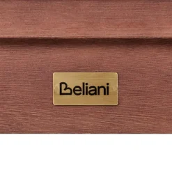 Beliani TUSCANIA - Tuintafel - Donkerhout - 100 x 180 cm - Eucalyptushout