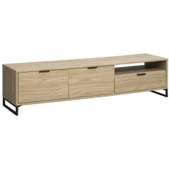 Leen Bakker TV-meubel Lucca - eikenkleur - 46x185x48 cm