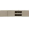 Tv Meubels-Giga Meubel Tv-Meubel Taupe Mangohout - 3-Deurs - 200x30x40cm - Loiza