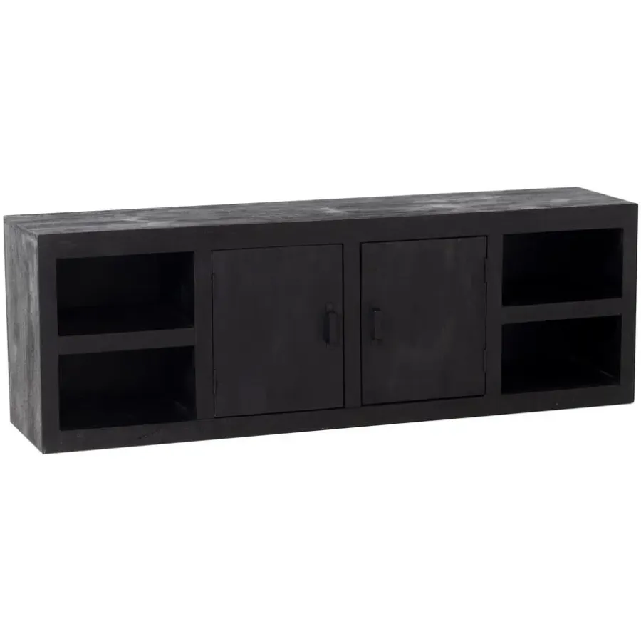 Giga Meubel Tv-Meubel Xander Zwart Mangohout