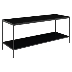 Tv Meubels-House Nordic Tv-Meubel Zwart - Metaal & Melamine - Kast Vita