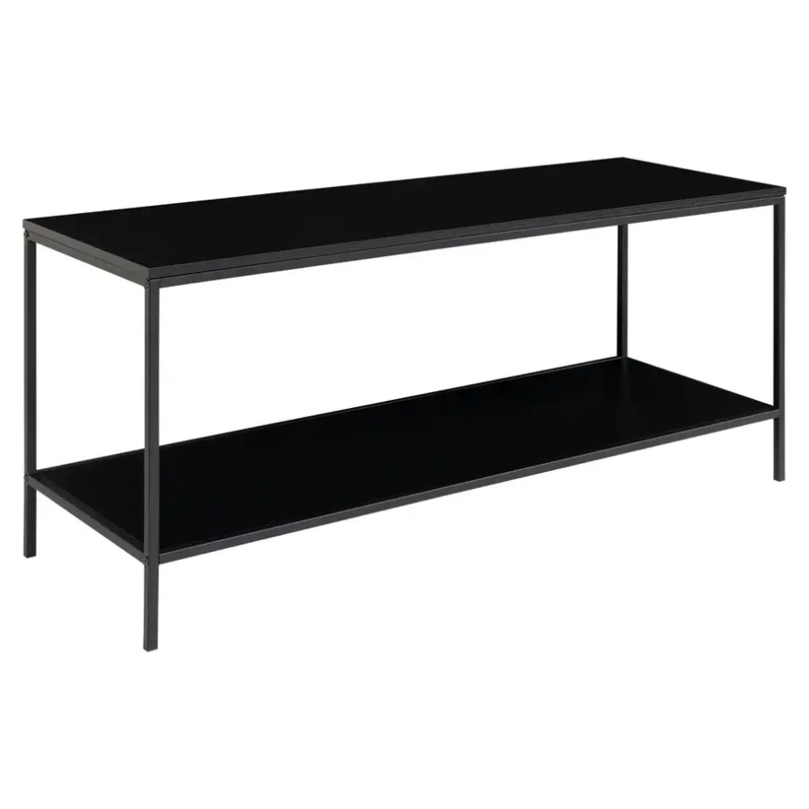 Tv Meubels-House Nordic Tv-Meubel Zwart - Metaal & Melamine - Kast Vita