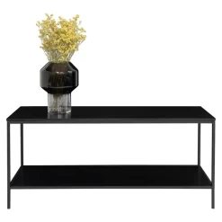 Tv Meubels-House Nordic Tv-Meubel Zwart - Metaal & Melamine - Kast Vita