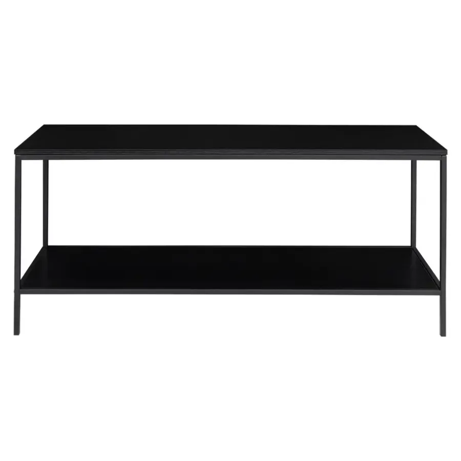 Tv Meubels-House Nordic Tv-Meubel Zwart - Metaal & Melamine - Kast Vita