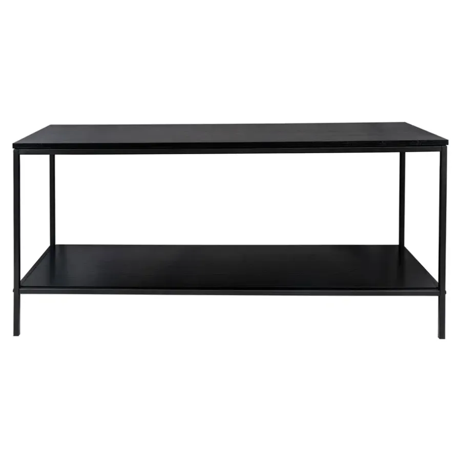 Tv Meubels-House Nordic Tv-Meubel Zwart - Metaal & Melamine - Kast Vita