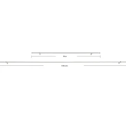 ACAZA Uitschuifbare Gordijnroede - Aanpasbaar - Stang van 90-170 cm - Zilver