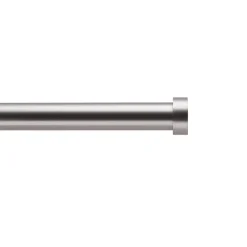 ACAZA Uitschuifbare Gordijnroede - Aanpasbaar - Stang van 90-170 cm - Zilver