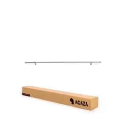 ACAZA Uitschuifbare Gordijnroede - Aanpasbaar - Stang van 90-170 cm - Zilver