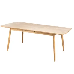 Houten Eettafels-Nordlys Uitschuifbare rechthoekige eettafel voor 6-8 personen van bruin