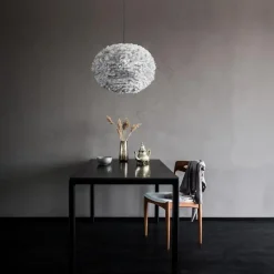 Lampenkappen-Leen Bakker Umage Eos Large lampenkap light grey - Ø 65 cm