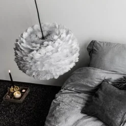Leen Bakker Umage Eos Medium lampenkap light grey - Ø 45 cm
