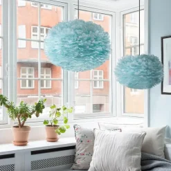 Lampenkappen-Leen Bakker Umage Eos Medium lampenkap light blue - Ø 45 cm