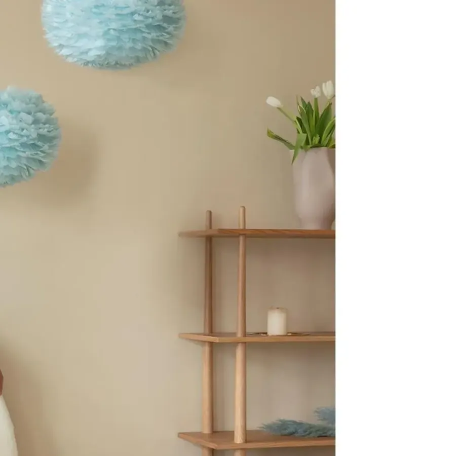 Lampenkappen-Leen Bakker Umage Eos Medium lampenkap light blue - Ø 45 cm