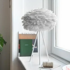 Leen Bakker Umage Eos Mini lampenkap light grey - Ø 35 cm